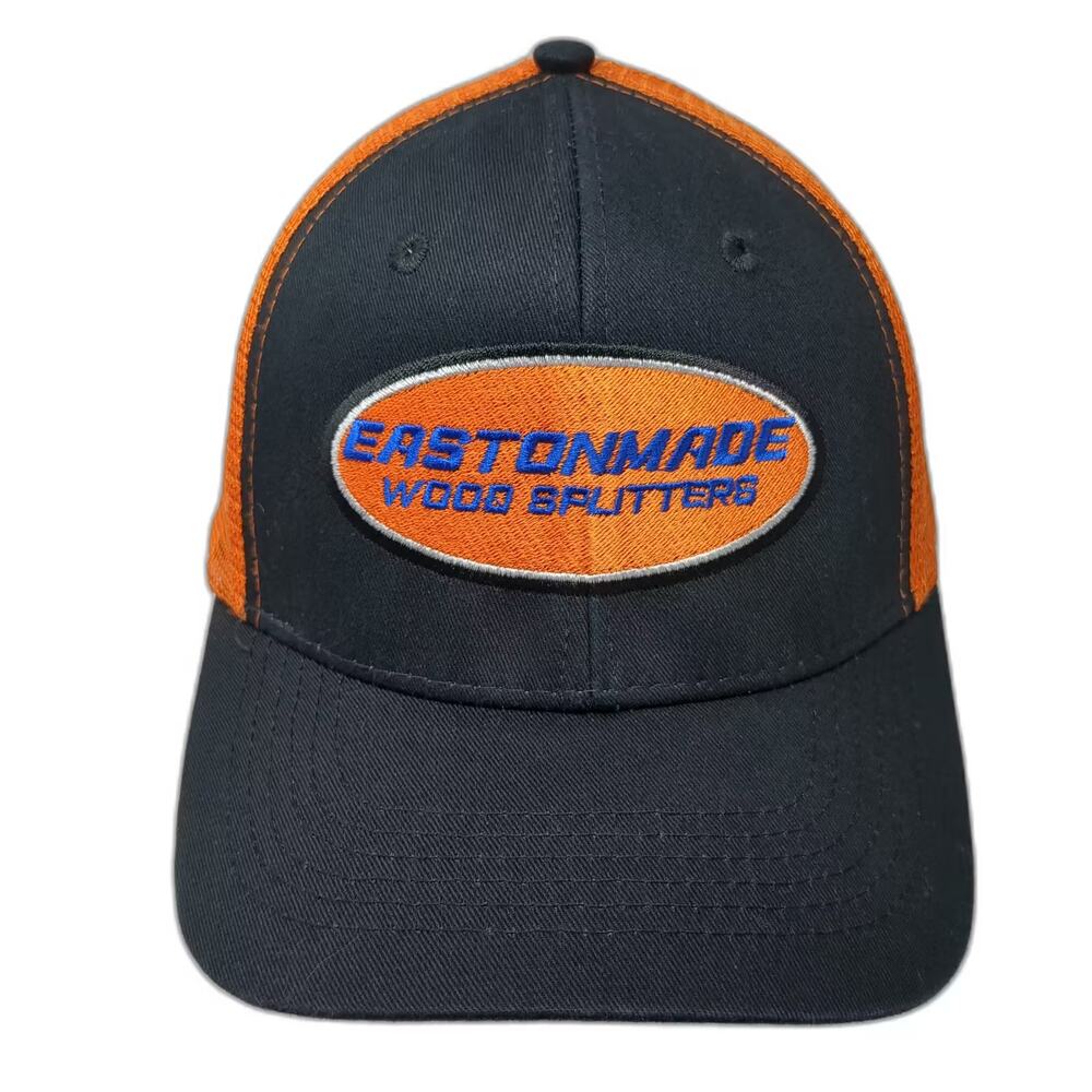 Authentic T-Shirt Company Eastonmade Wood Splitters Trucker Hat Black Orange OS